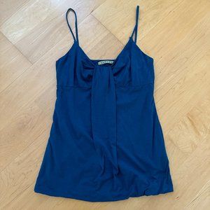 Velvet Spaghetti Strap Tank Top